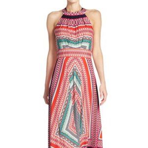 Eliza J Crepe de Chine Scarf Dress - Size 4